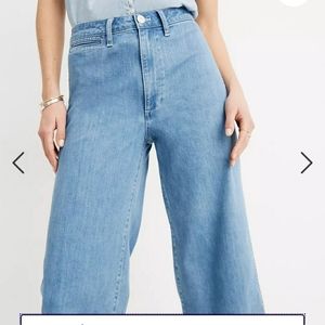 Madewell Crop Wide Leg Jeans